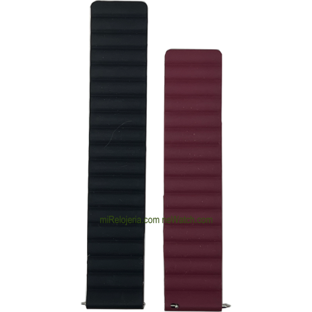 Magnetic Silicone Strap 22mm