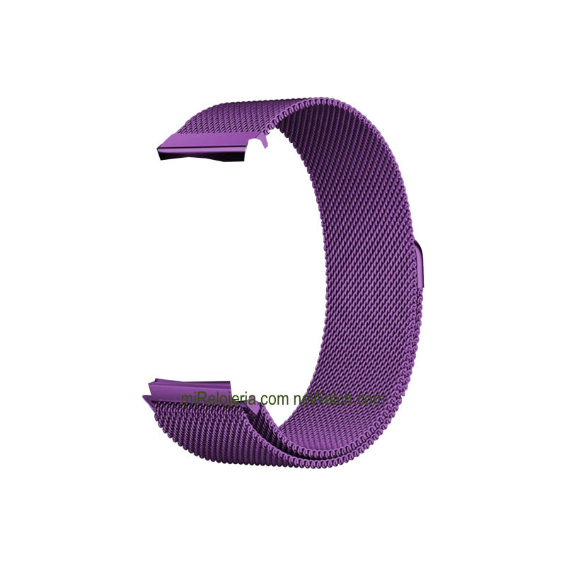 Brazalete de malla milanesa magnética 22 mm