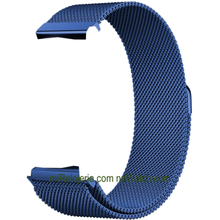 Brazalete de malla milanesa magnética 22 mm