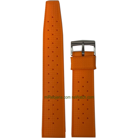 Perforated Silicone Strap 20 mm.