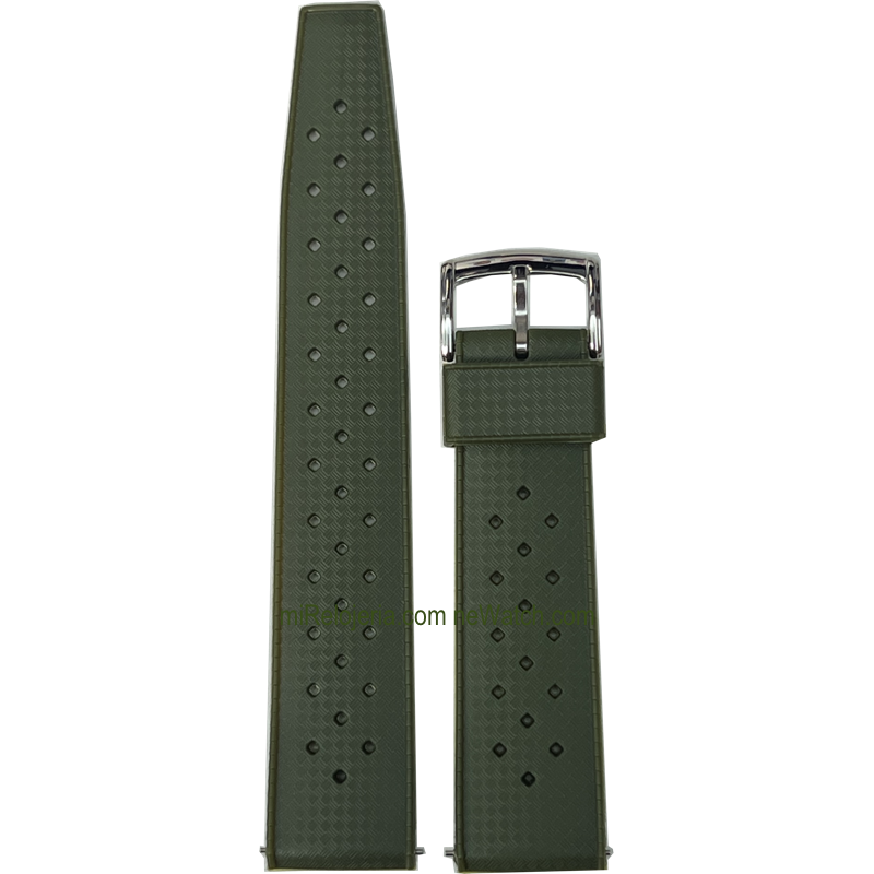 Perforated Silicone Strap 22 mm.