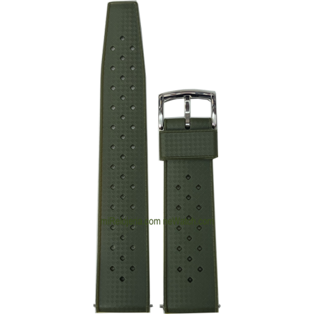 Perforated Silicone Strap 22 mm.