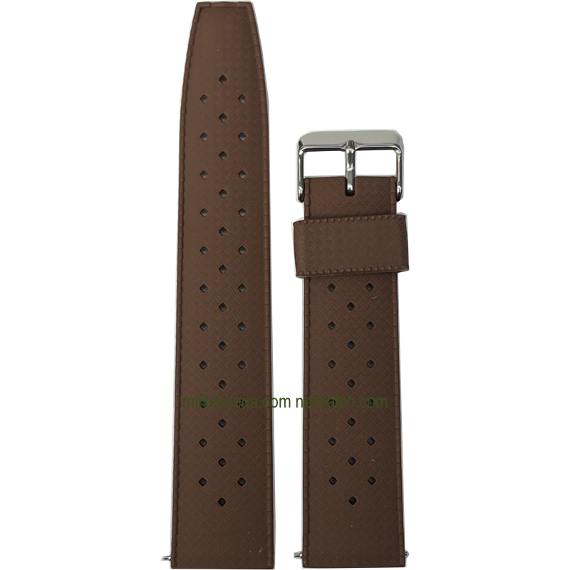 Perforated Silicone Strap 22 mm.
