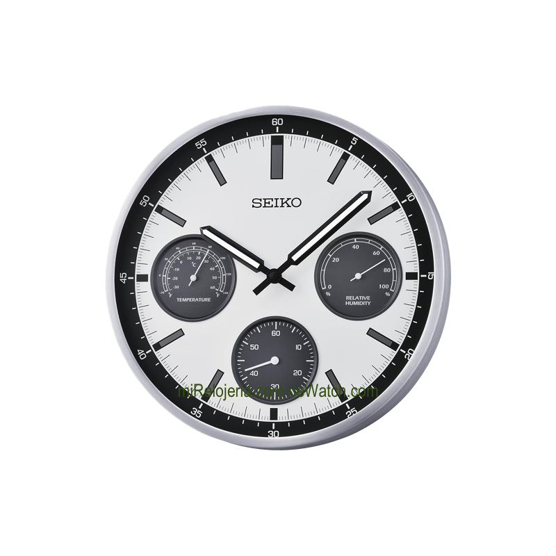 Pared cuarzo con Higrómetro y Termómetro