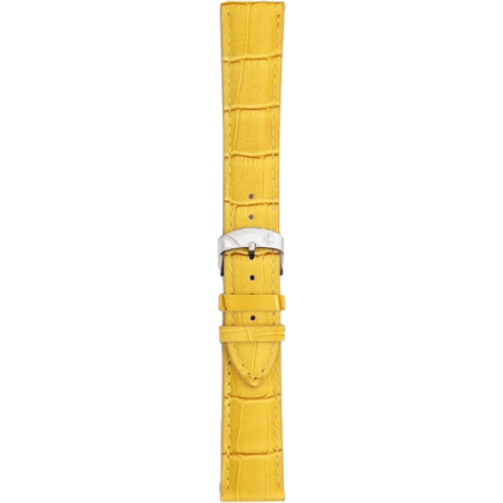 Genuine Bull Calf leather Alligator Engraved Santiago strap 22 m.