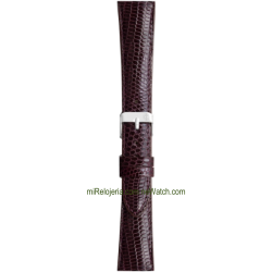 Genuine lizard leather strap 20 mm.