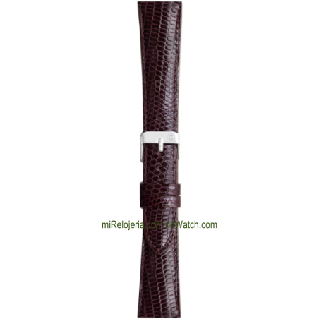 Genuine lizard leather strap 20 mm.