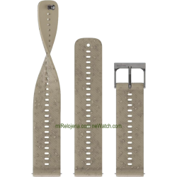 Athletic 6 Silicone strap Gravel Gray 22 mm.