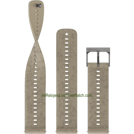 Athletic 6 Silicone strap Gravel Gray 22 mm.