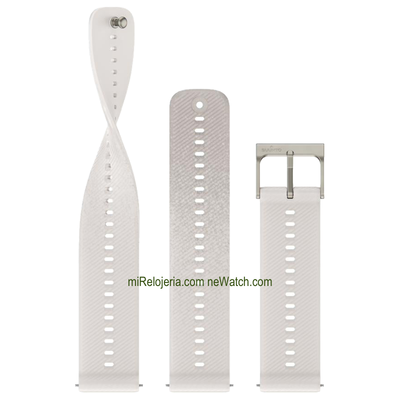 Correa de silicona Athletic 6 Powder Gray 22 mm.