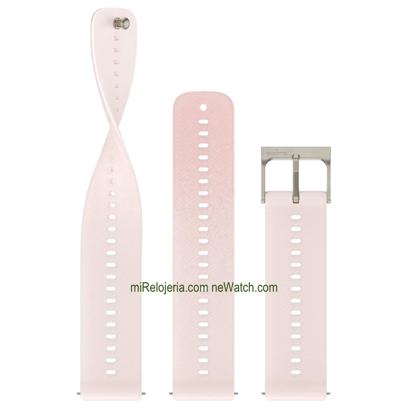 Correa de silicona Athletic 6 Powder Pink 22 mm.