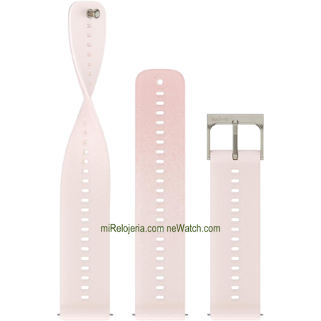 Correa de silicona Athletic 6 Powder Pink 22 mm.