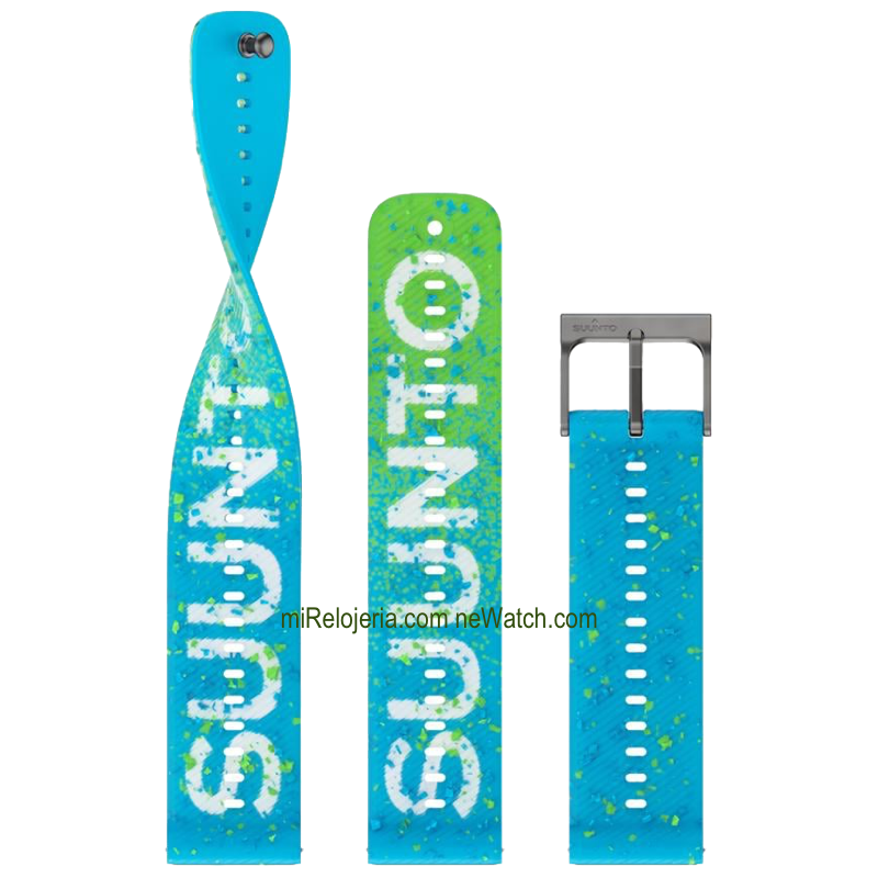 Correa de silicona Athletic 6 Power Blue 22 mm.