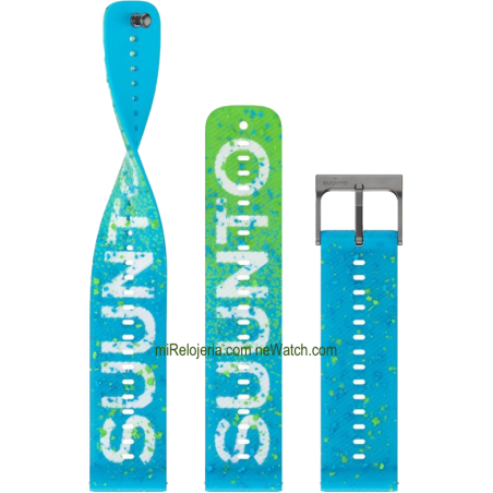 Correa de silicona Athletic 6 Power Blue 22 mm.