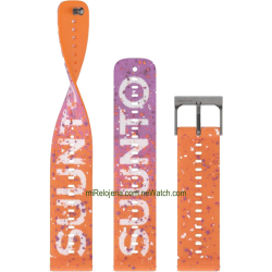 Athletic 6 Silicone strap Power Orange 22 mm.