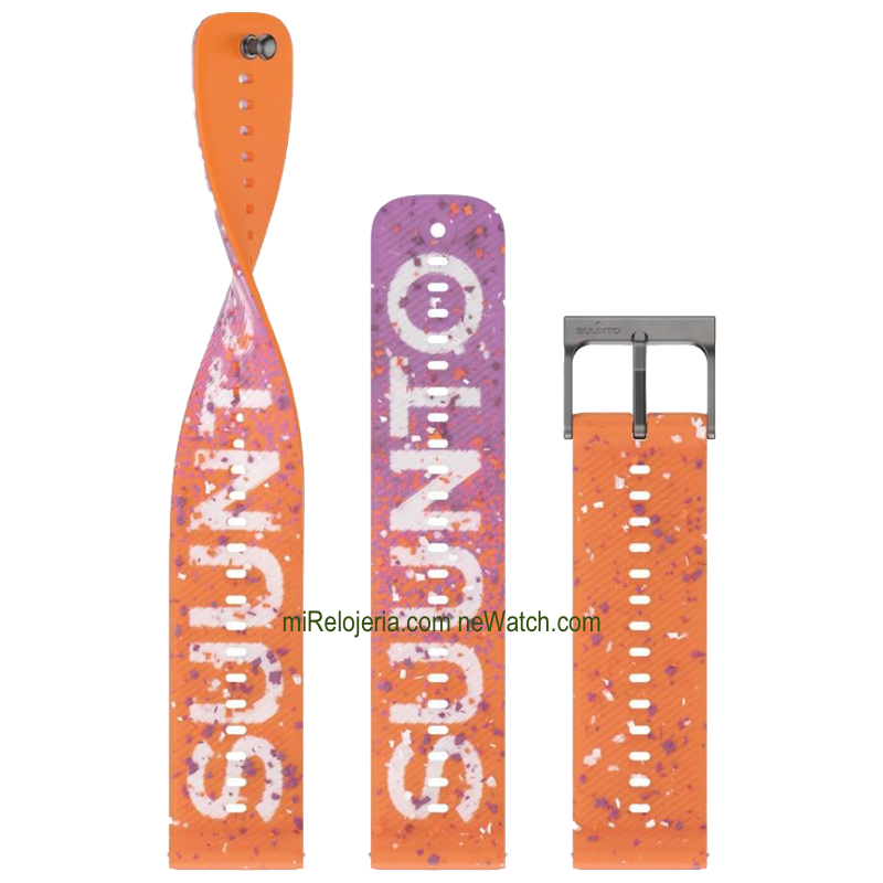 Athletic 6 Silicone strap Power Orange 22 mm.