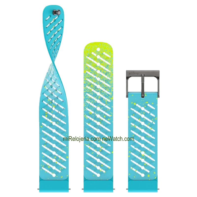 Correa de silicona Athletic 5 Courtney Dauwalter Blue 22 mm.