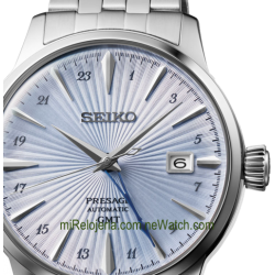 Presage Cocktail GMT blue dial