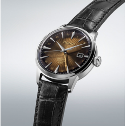 Presage Cocktail GMT brown dial