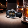 Presage Cocktail GMT esfera marrón