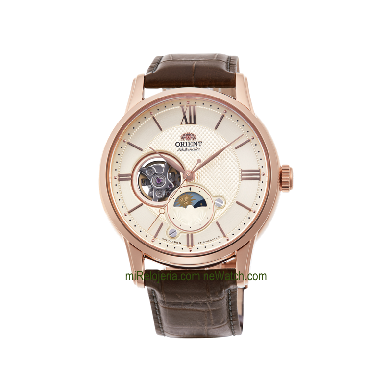 Classic Automatic Sun & Moon Semi skeleton