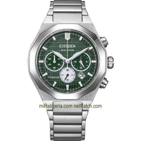 Super Titanium Zenshin Senkei Eco-Drive Chrono