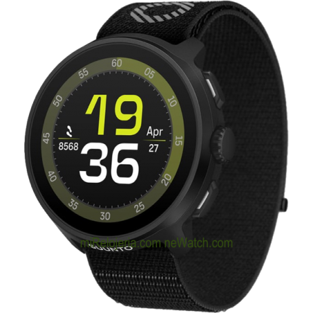 Run All Black Textile Strap