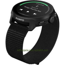 Run All Black Textile Strap