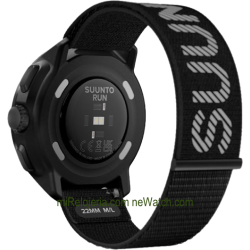 Run All Black Textile Strap