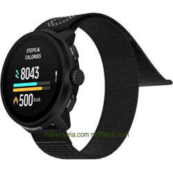 Run All Black Textile Strap