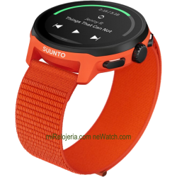 Run Coral Orange Textile Strap