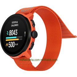 Run Coral Orange Textile Strap