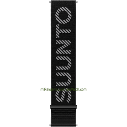 Correa textil atletic 7 22 mm. para Suunto Run Black