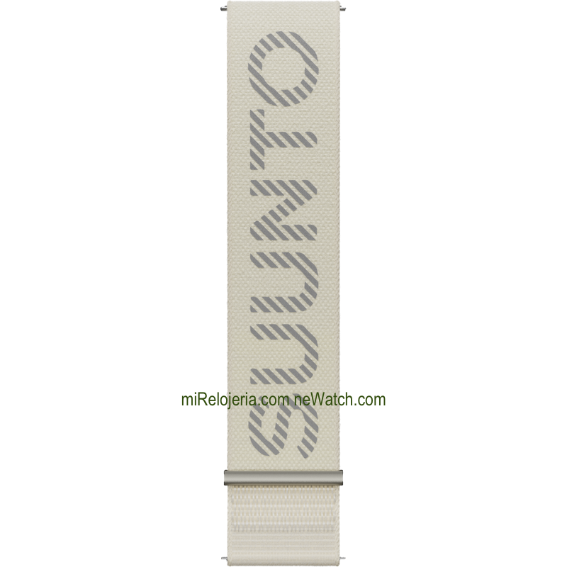 Correa textil atletic 7 22 mm. para Suunto Run Frost Gray