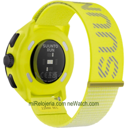 22 mm. Athletic 7 Loop Textile Strap Lime S+M