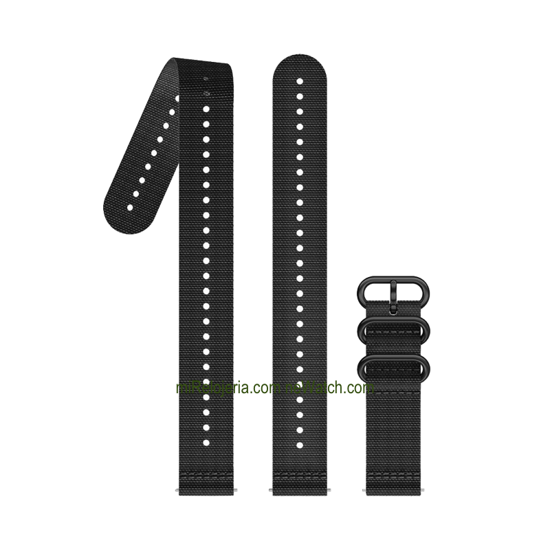 Correa textil Explore 1 22 mm. Black L + XXL