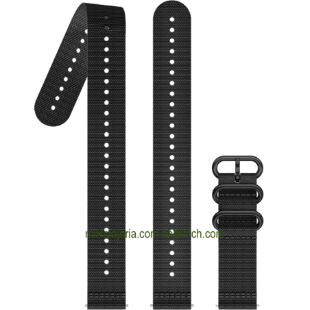 22 mm. Explore 1 Strap Black L + XXL