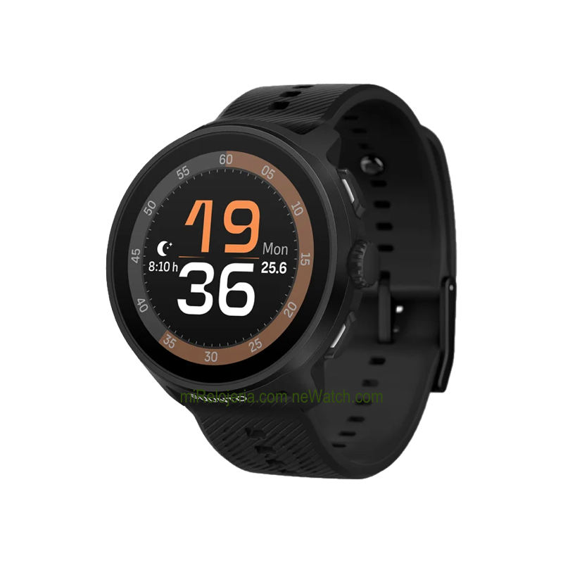 Run All Black Silicone Strap