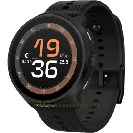 Run All Black Silicone Strap