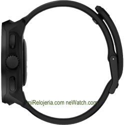 Run All Black Silicone Strap