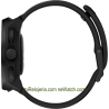 Run All Black Silicone Strap