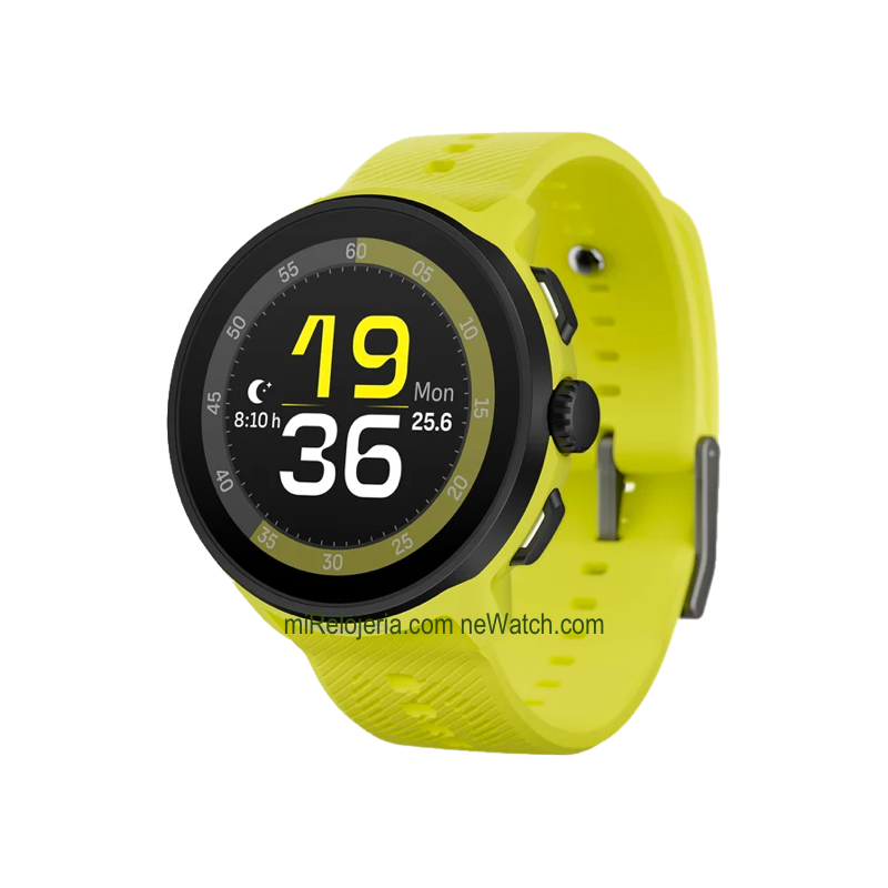 Run Lime Silicone Strap