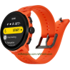 Run Coral Orange Silicone Strap