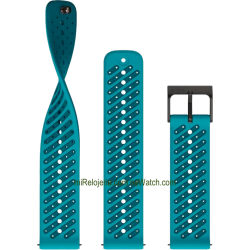 Athletic 8 Silicone strap Wave Blue 22 mm.