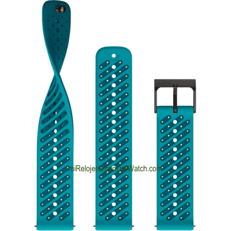 Athletic 8 Silicone strap Wave Blue 22 mm.