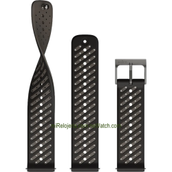 Correa de silicona Athletic 8 Black 22 mm.