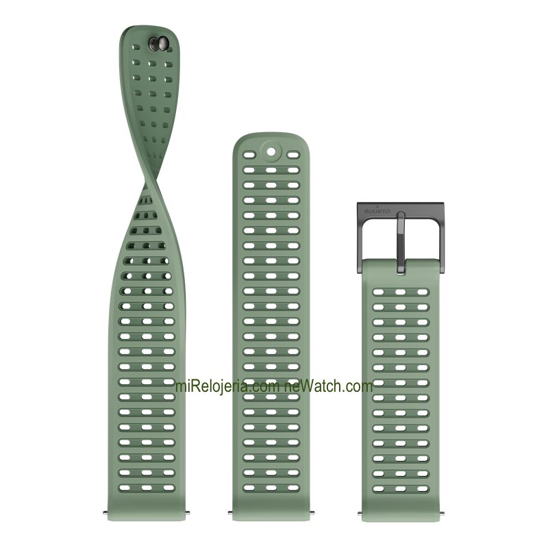 Correa de silicona Athletic 9 Sage Green 22 mm.