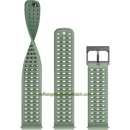 Athletic 9 Silicone strap Sage Green 22 mm.