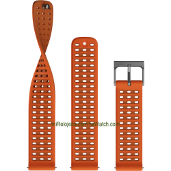 Athletic 9 Silicone strap Canyon Orange 22 mm.