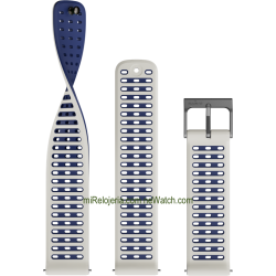 Correa de silicona Athletic 9 Arctic Gray 22 mm.